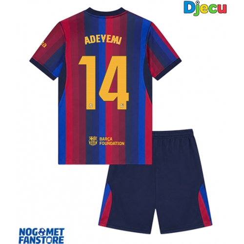Barcelona Karim Adeyemi #14 Domaci Dres za djecu 2026-27 Kratak Rukav (+ Kratke hlače)